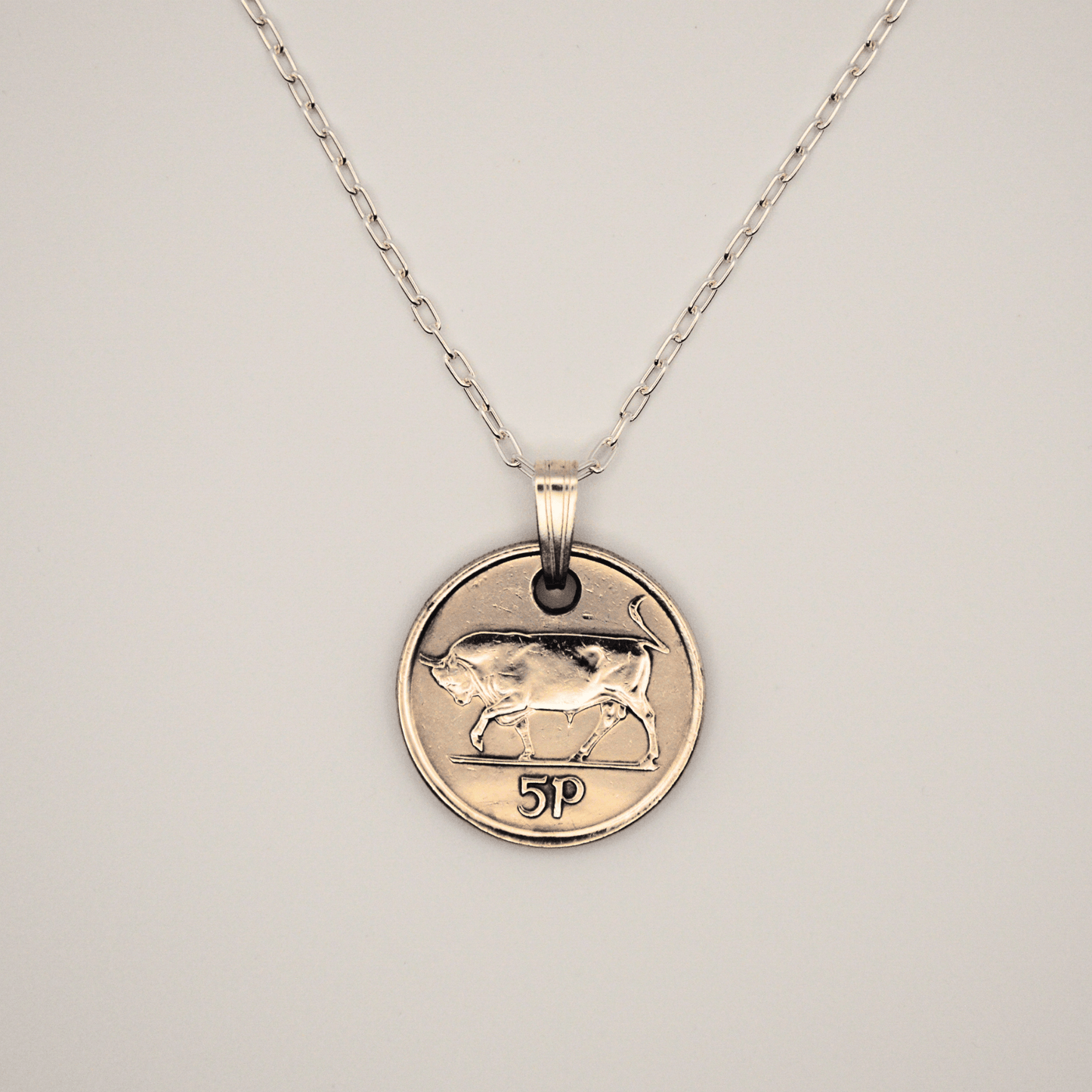 Irish Bull Coin Pendant - Gallaghers GiftsPendant