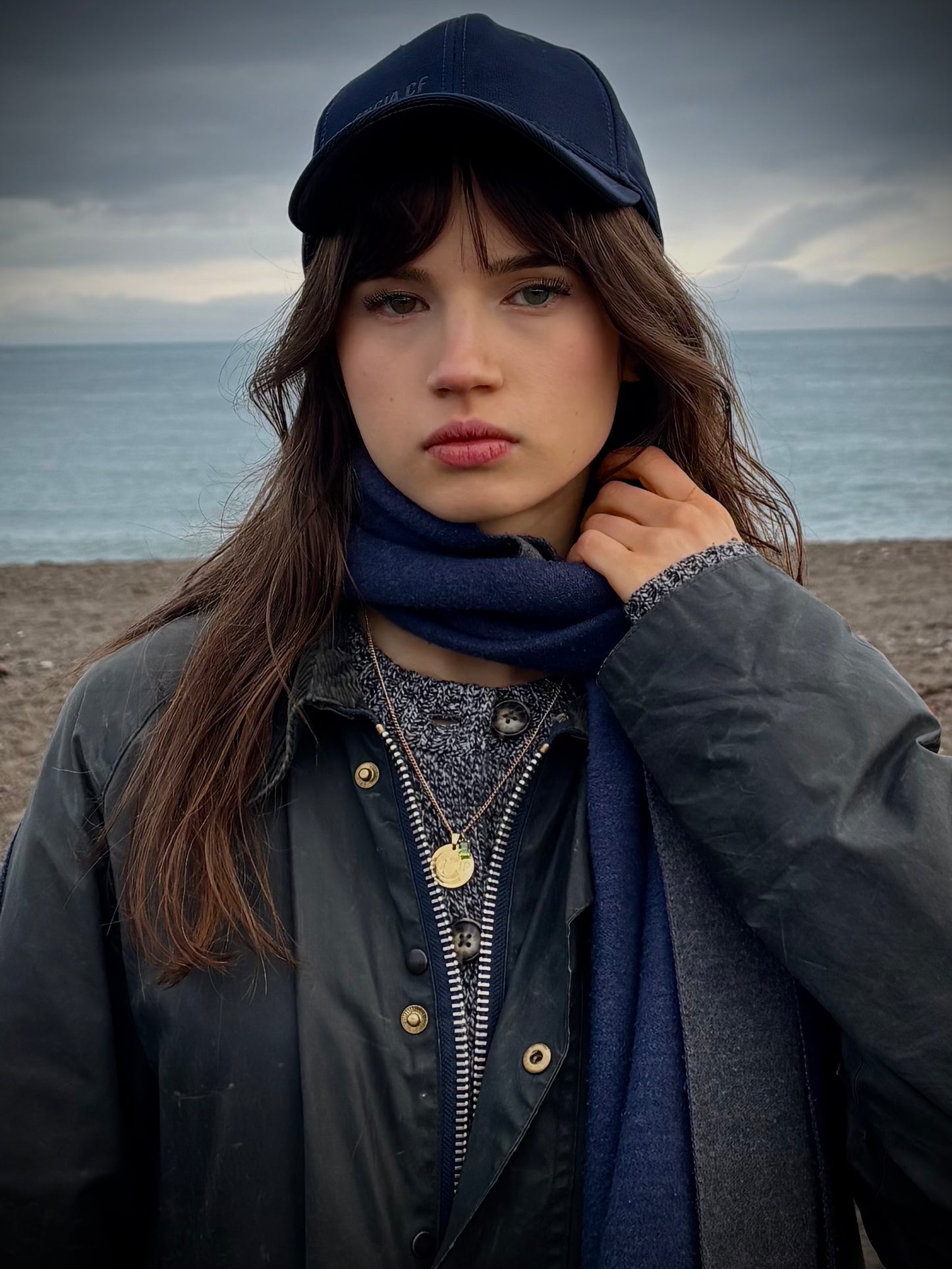 Irish Peacock Coin Pendant