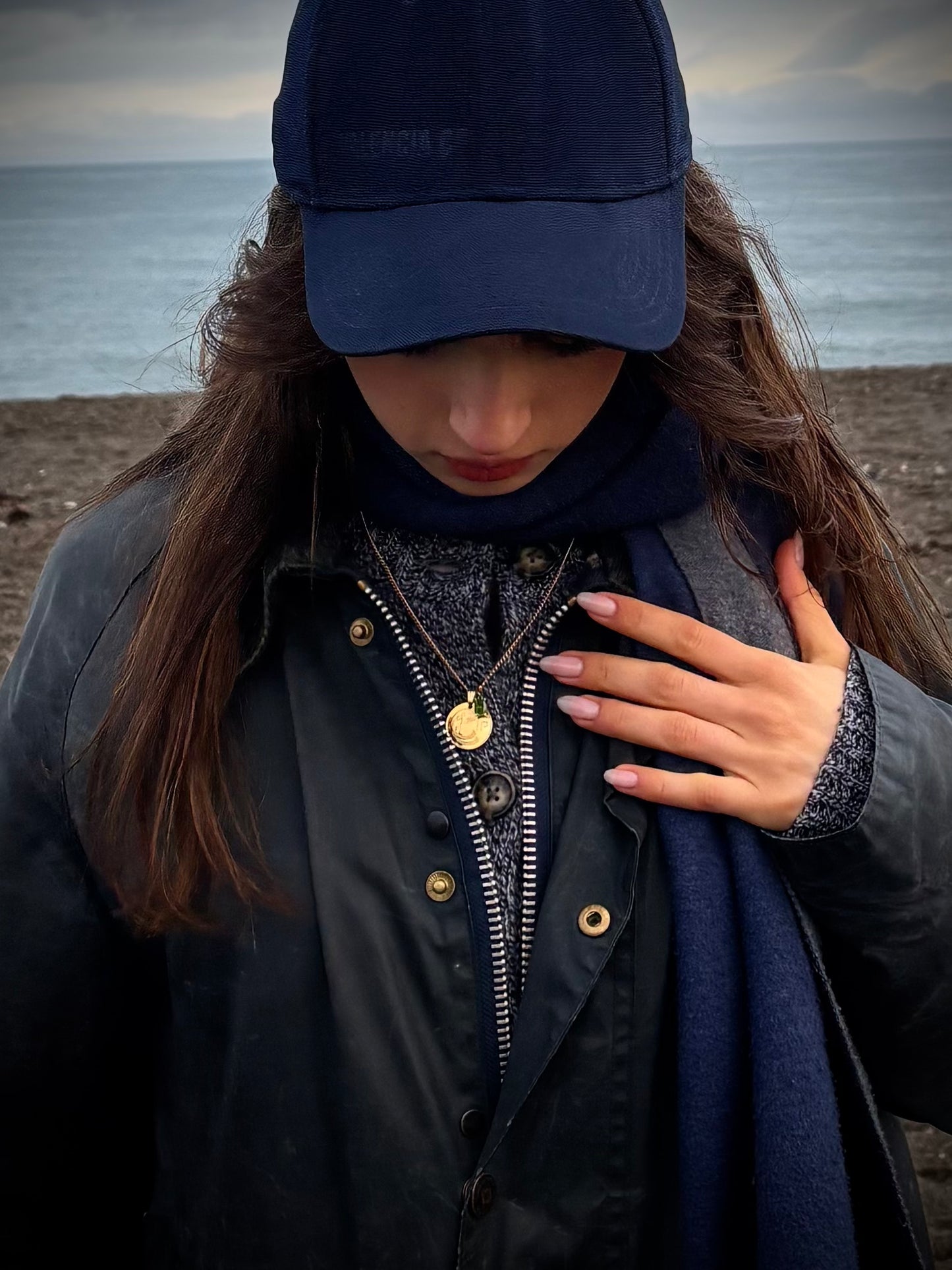 Irish Peacock Coin Pendant