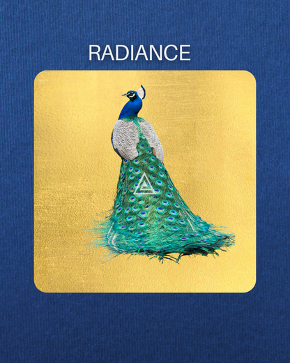 Irish Peacock Coin Pendant