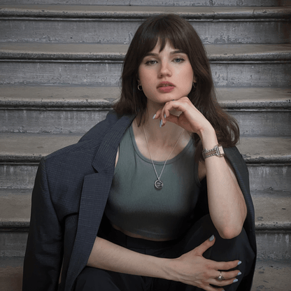 Irish Salmon Coin Pendant - Gallaghers GiftsPendant