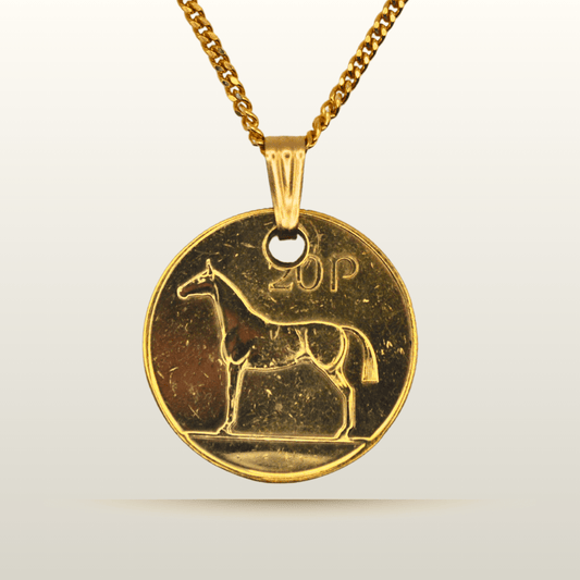 Irish Stallion Coin Pendant - Gallaghers GiftsPendant