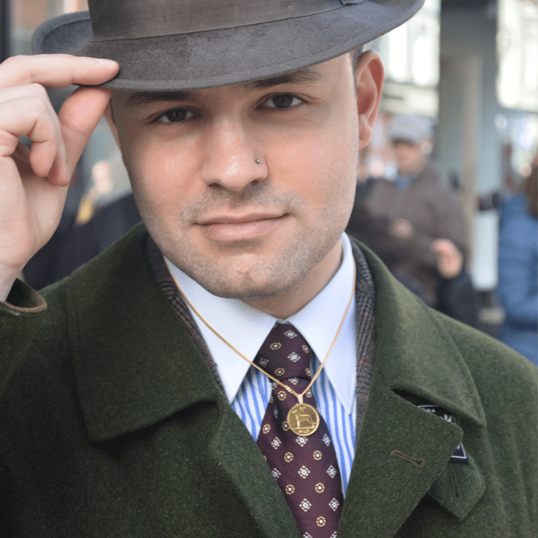 Irish Wolfhound Coin Pendant - Gallaghers Gifts