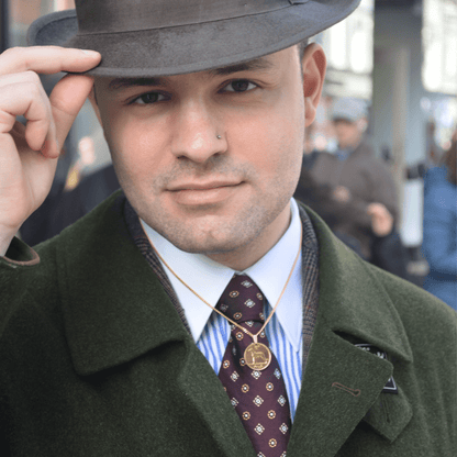 Irish Wolfhound Coin Pendant - Gallaghers Gifts